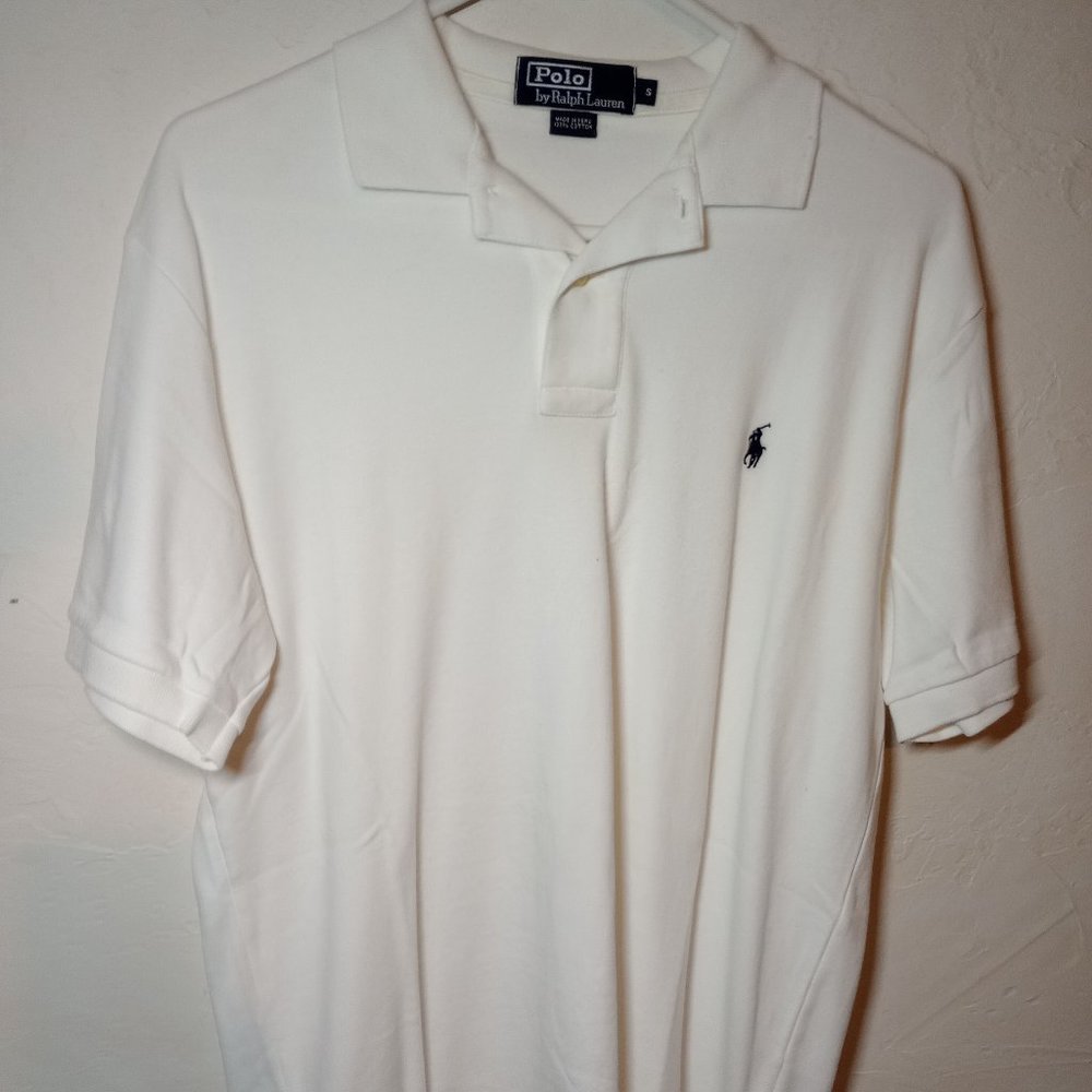 white Polo by Ralph Lauren